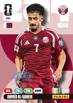 Ahmed Al-Ganehi Qatar Panini FIFA World Cup 2026 Adrenalyn XL #392